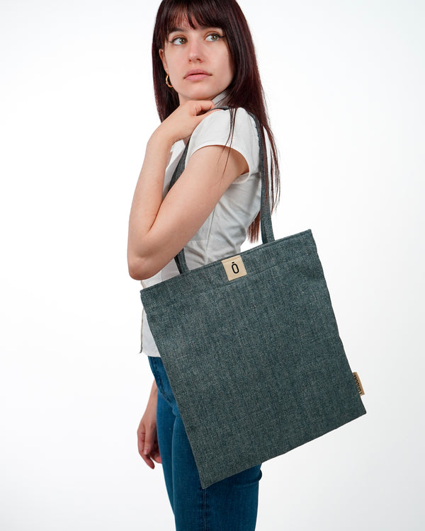 Tote Bag - Blue/Gray